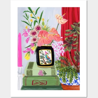 Bird Vase Posters and Art